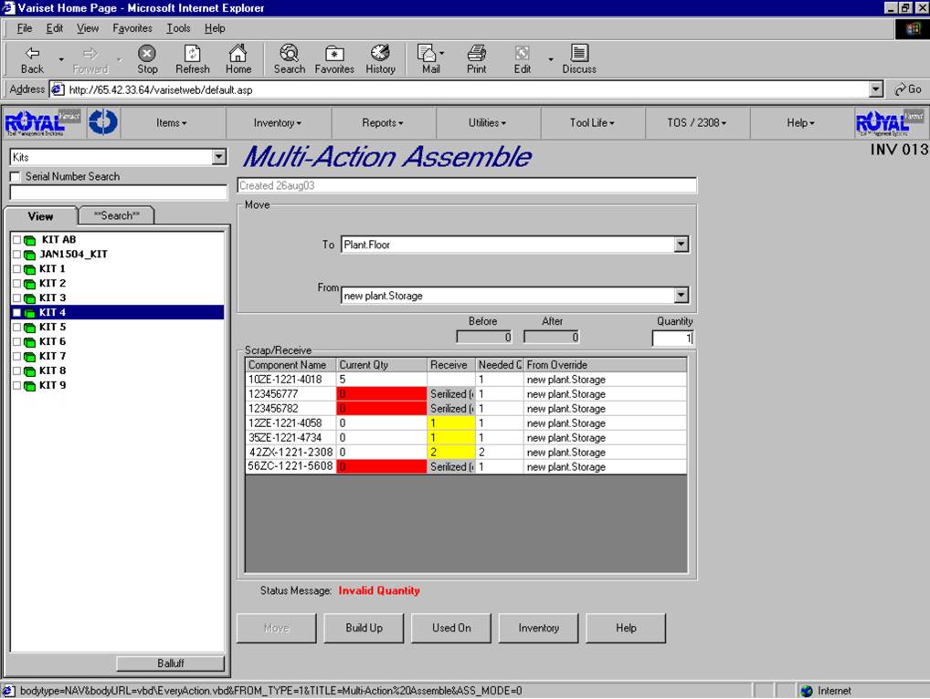 Multi-Action Assembly